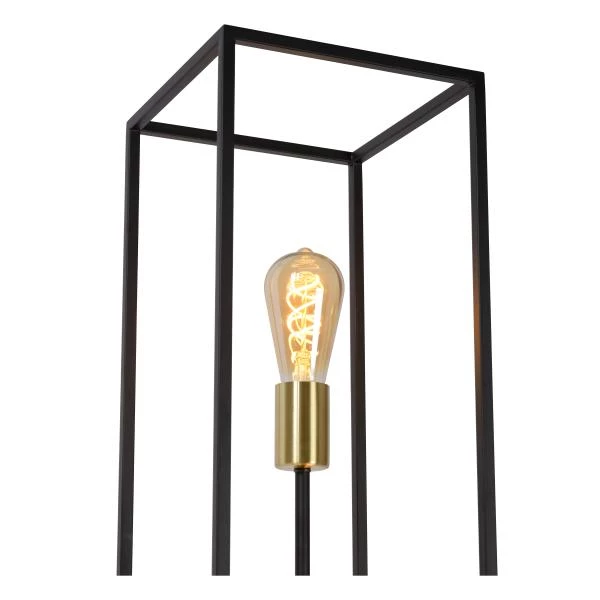 Lucide RUBEN - Floor lamp - 3xE27 - Black - detail 3